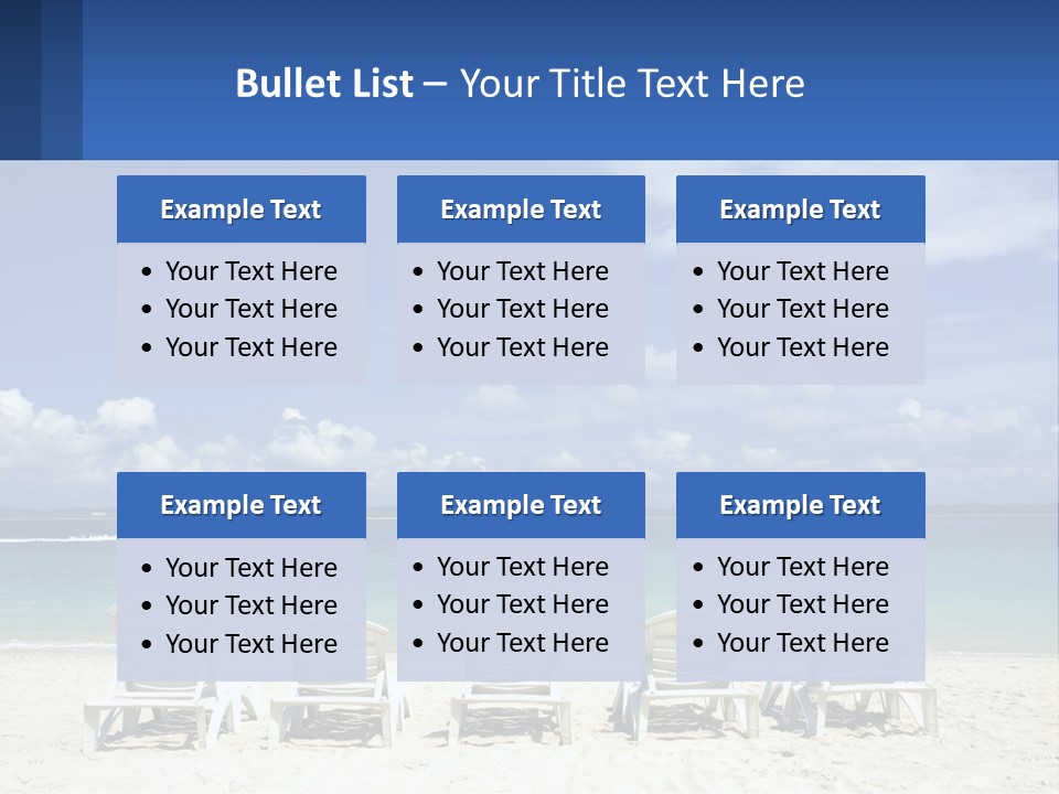 Single Coastal Sea PowerPoint Template
