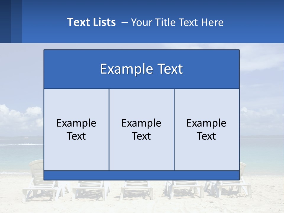 Single Coastal Sea PowerPoint Template