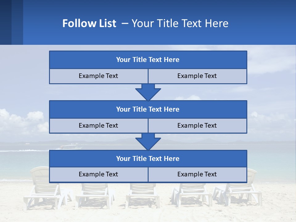 Single Coastal Sea PowerPoint Template