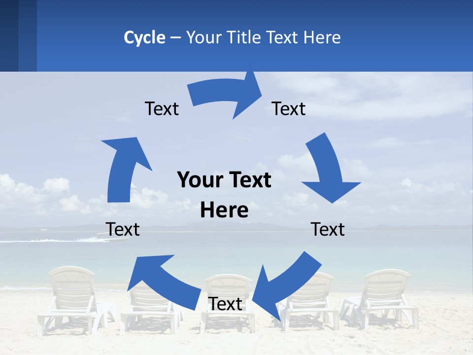 Single Coastal Sea PowerPoint Template