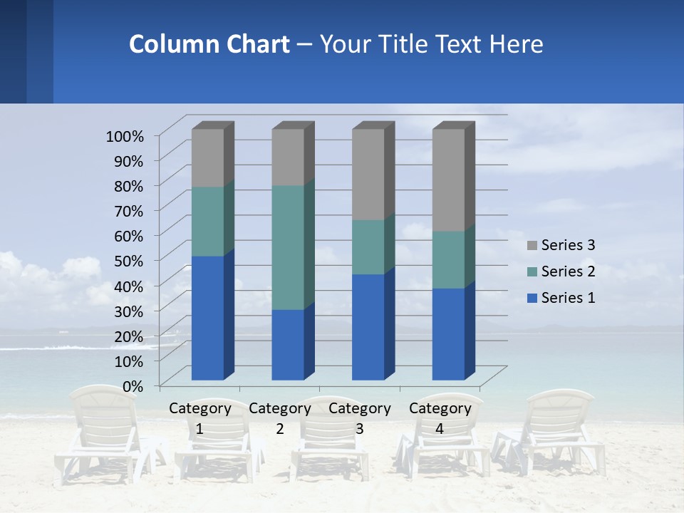 Single Coastal Sea PowerPoint Template