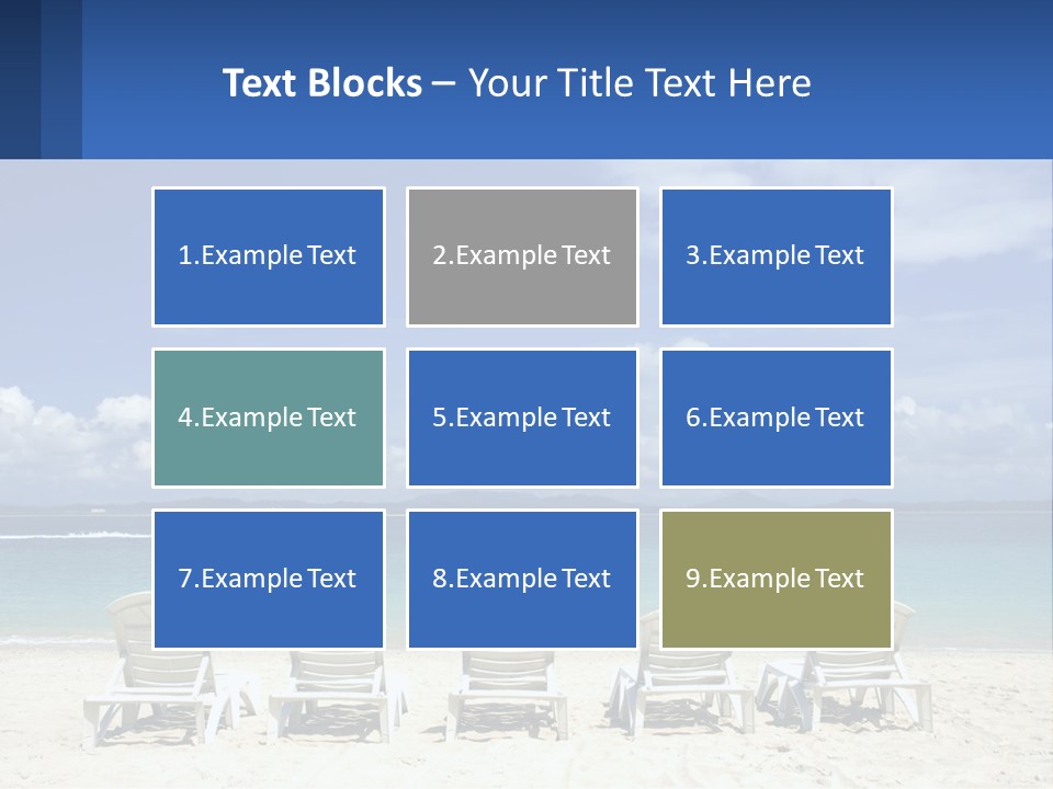 Single Coastal Sea PowerPoint Template