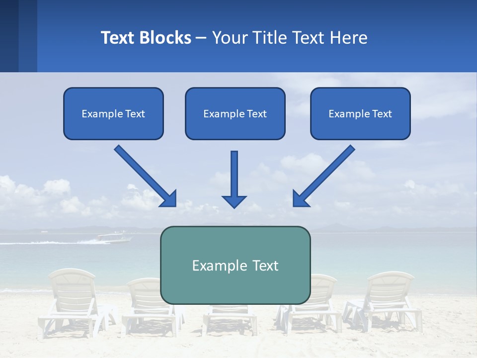 Single Coastal Sea PowerPoint Template