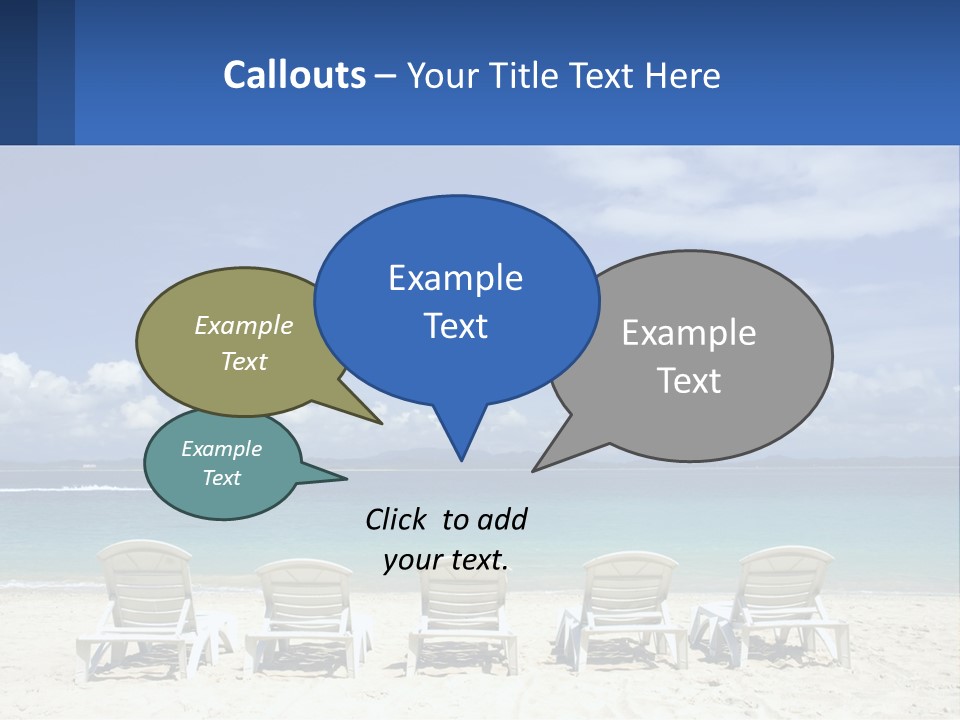 Single Coastal Sea PowerPoint Template