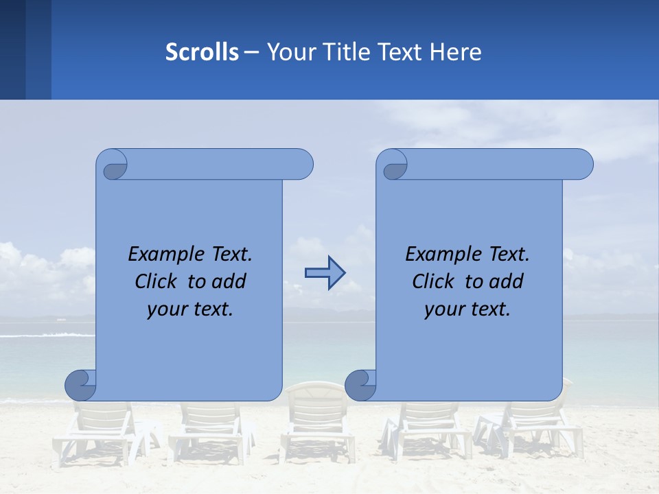 Single Coastal Sea PowerPoint Template