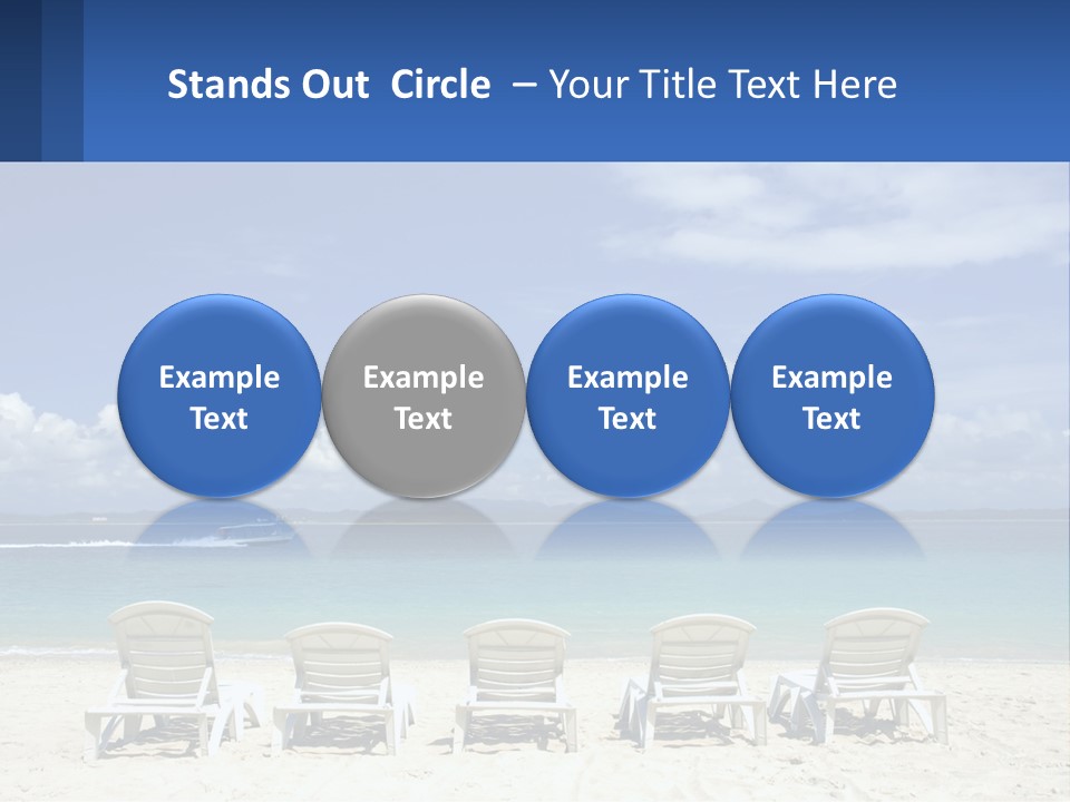 Single Coastal Sea PowerPoint Template