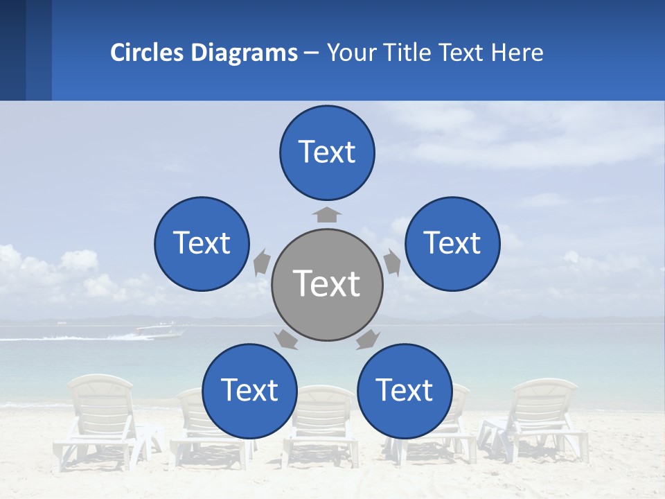 Single Coastal Sea PowerPoint Template