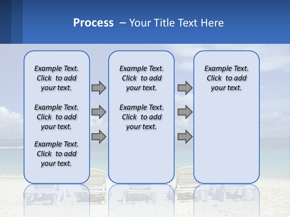 Single Coastal Sea PowerPoint Template