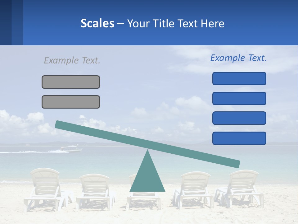 Single Coastal Sea PowerPoint Template