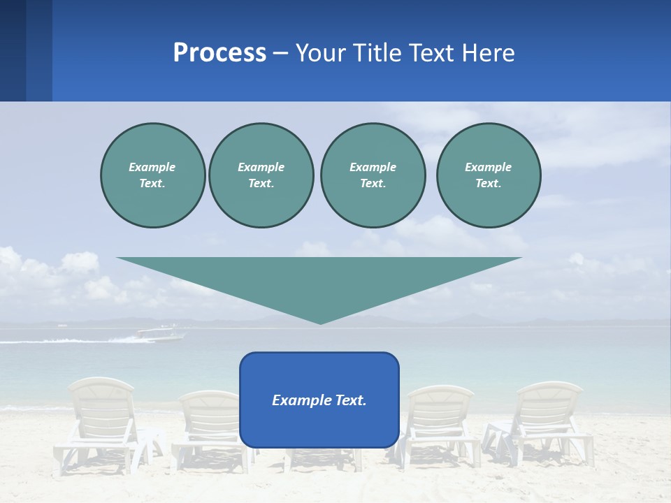 Single Coastal Sea PowerPoint Template