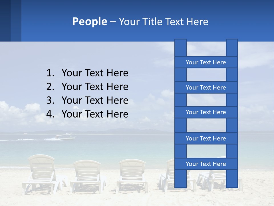 Single Coastal Sea PowerPoint Template