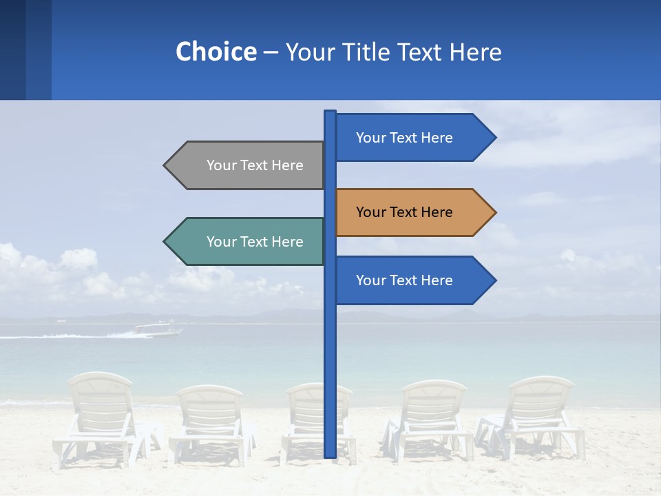 Single Coastal Sea PowerPoint Template