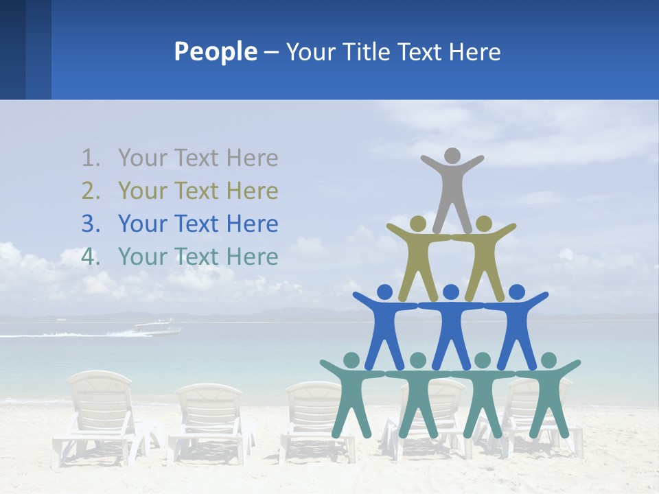 Single Coastal Sea PowerPoint Template