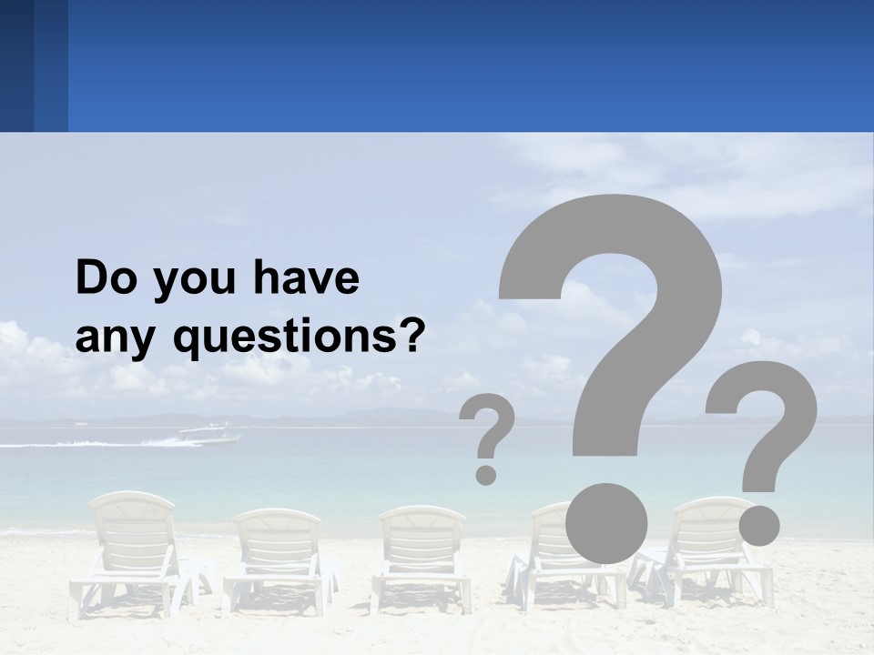 Single Coastal Sea PowerPoint Template