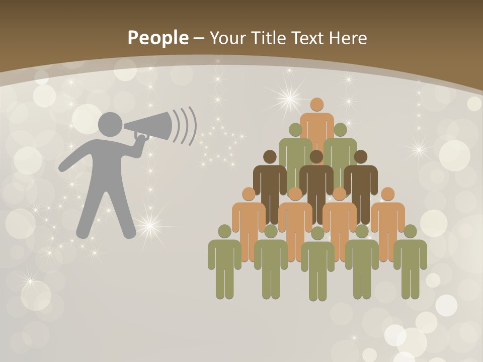 Retirement Portrait Standing PowerPoint Template