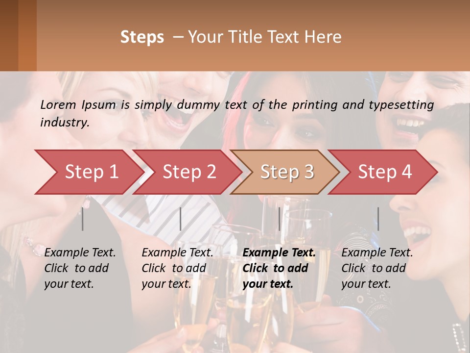 Lifestyle Sand Beach PowerPoint Template