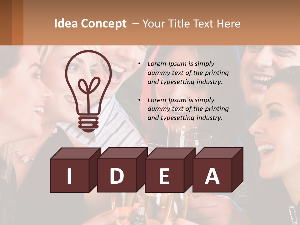 Lifestyle Sand Beach PowerPoint Template