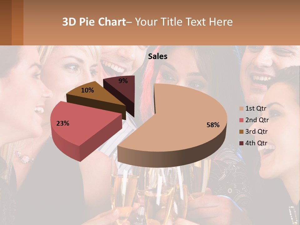 Lifestyle Sand Beach PowerPoint Template