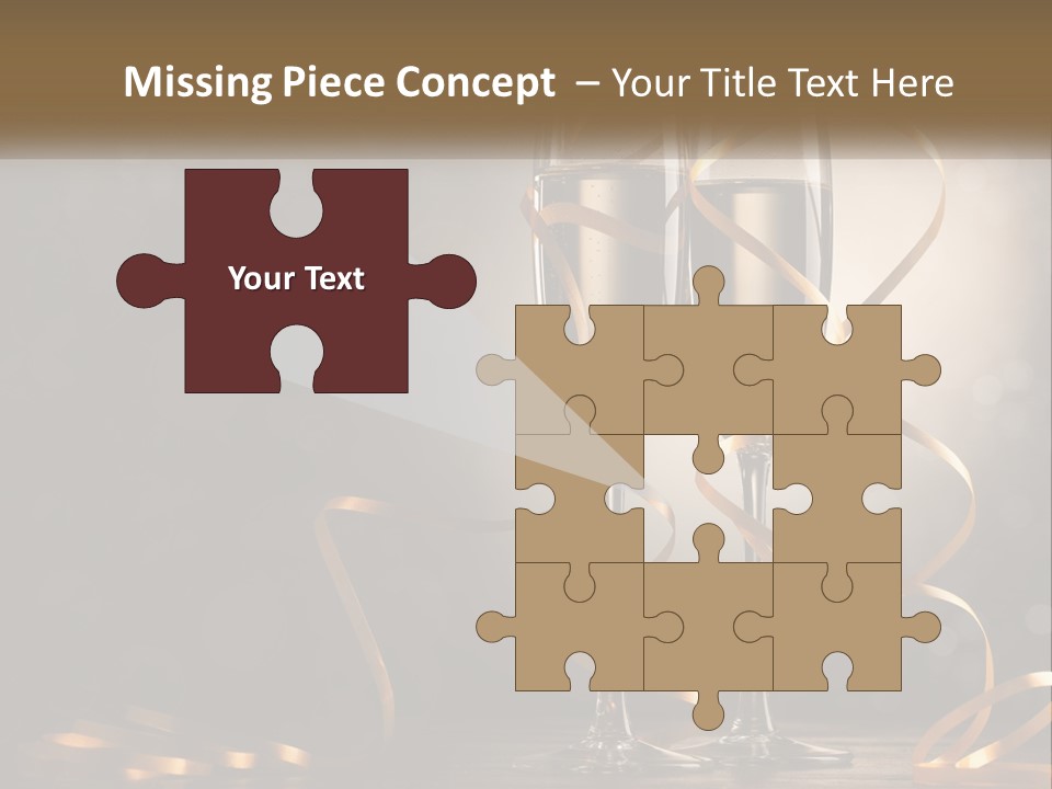 Standing Beach Water PowerPoint Template