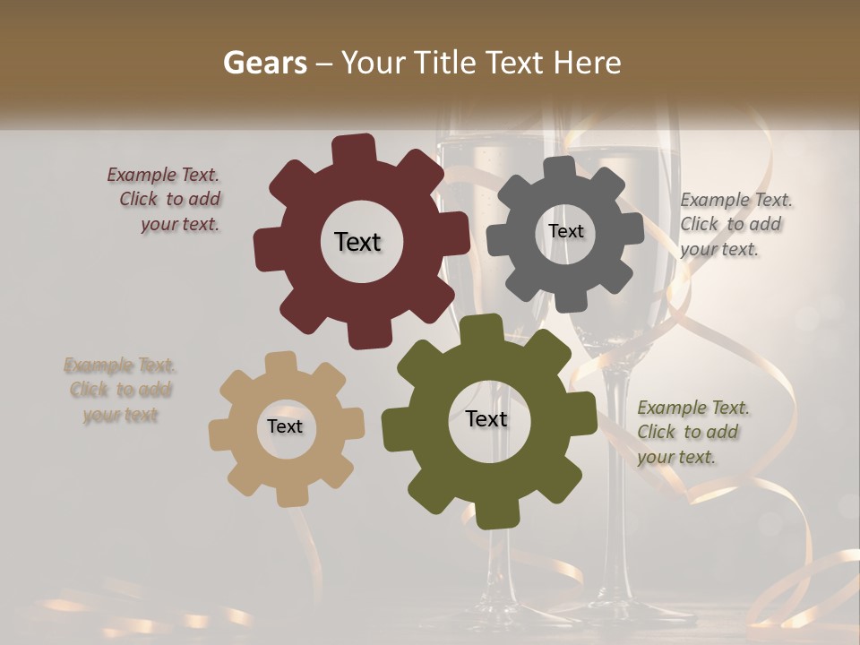 Standing Beach Water PowerPoint Template