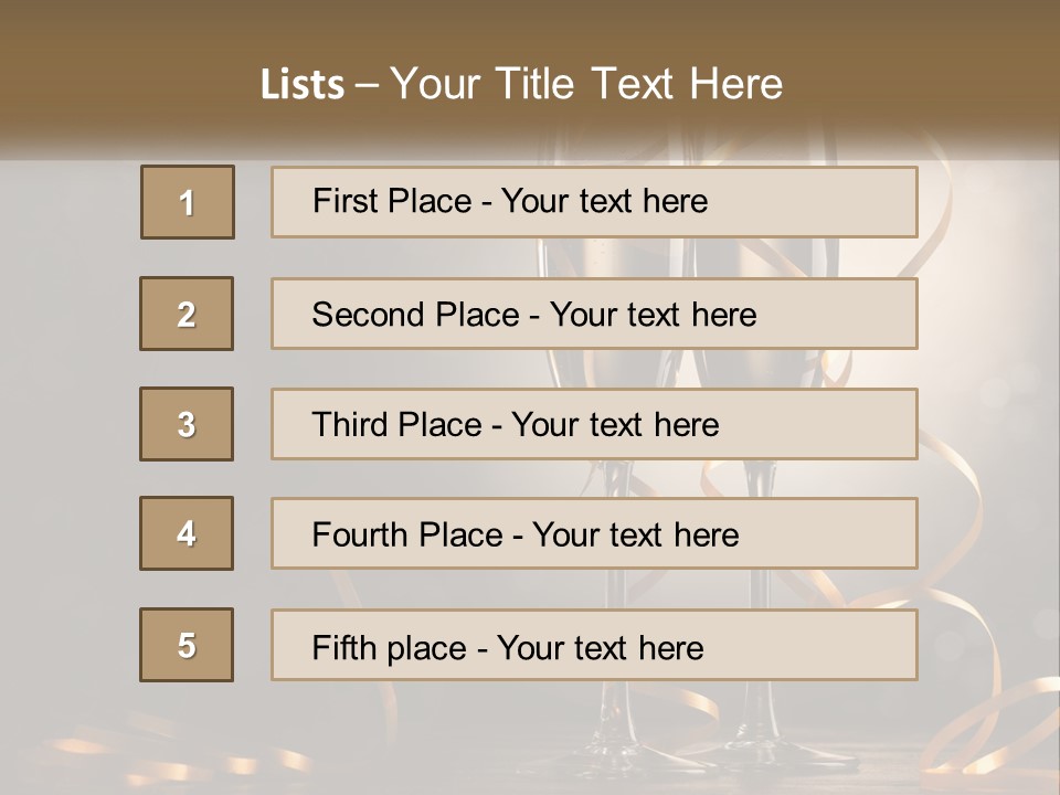 Standing Beach Water PowerPoint Template
