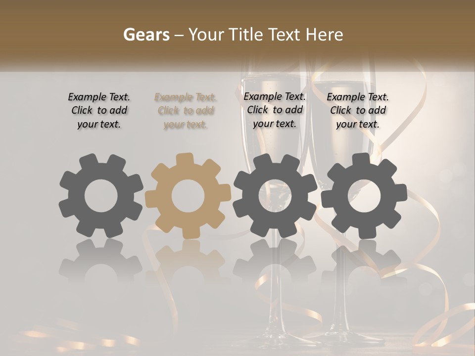 Standing Beach Water PowerPoint Template