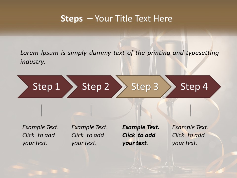 Standing Beach Water PowerPoint Template