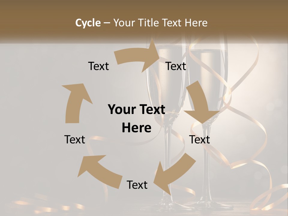 Standing Beach Water PowerPoint Template