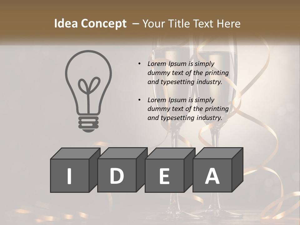 Standing Beach Water PowerPoint Template