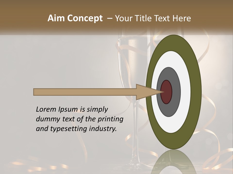 Standing Beach Water PowerPoint Template