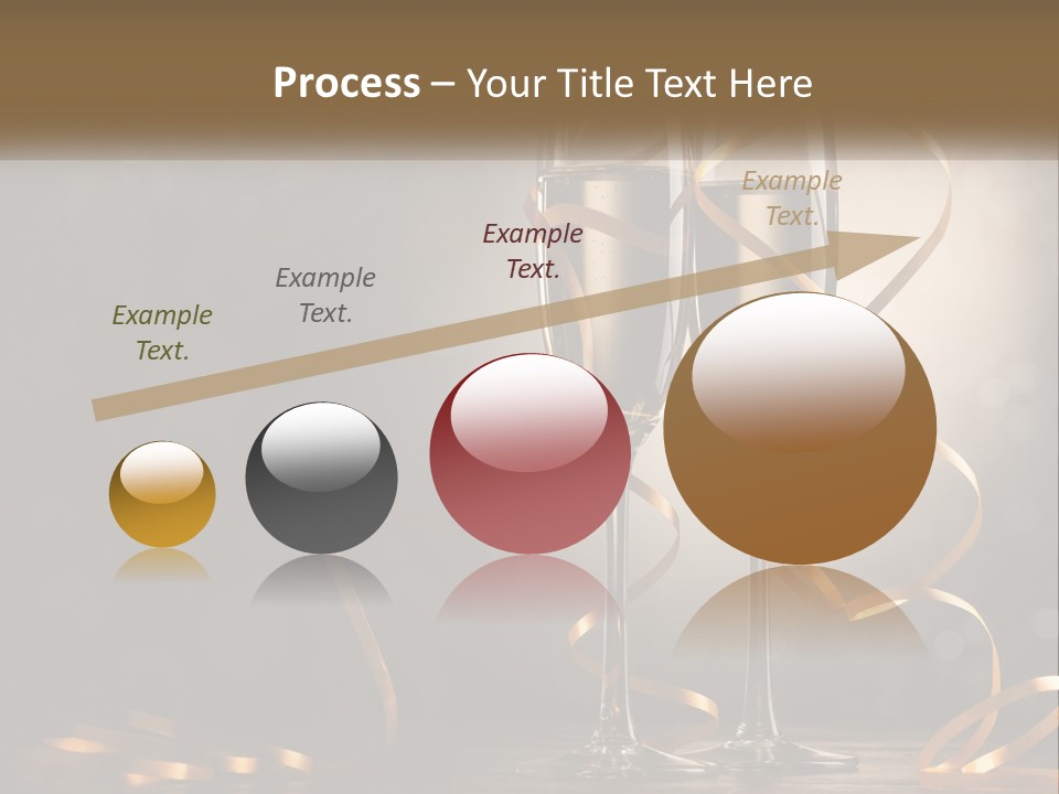 Standing Beach Water PowerPoint Template