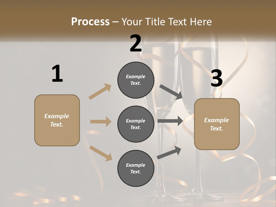 Standing Beach Water PowerPoint Template