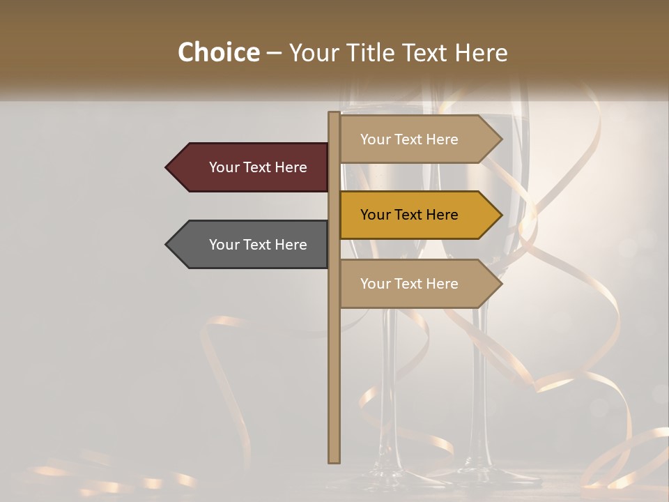 Standing Beach Water PowerPoint Template