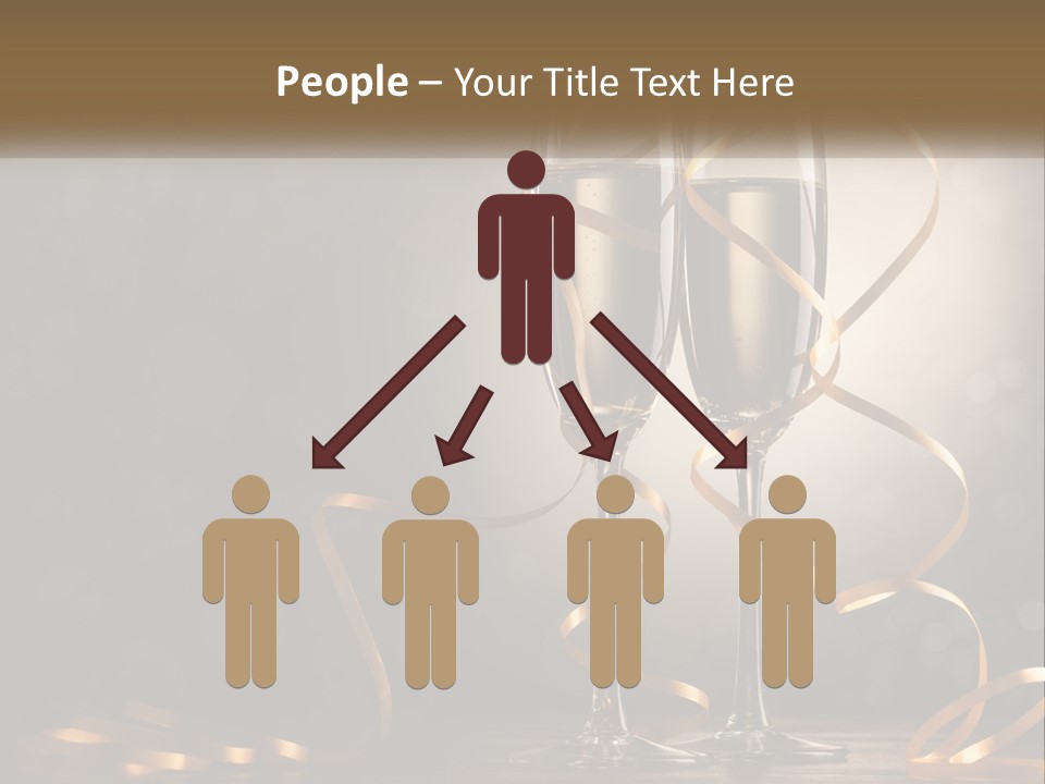 Standing Beach Water PowerPoint Template