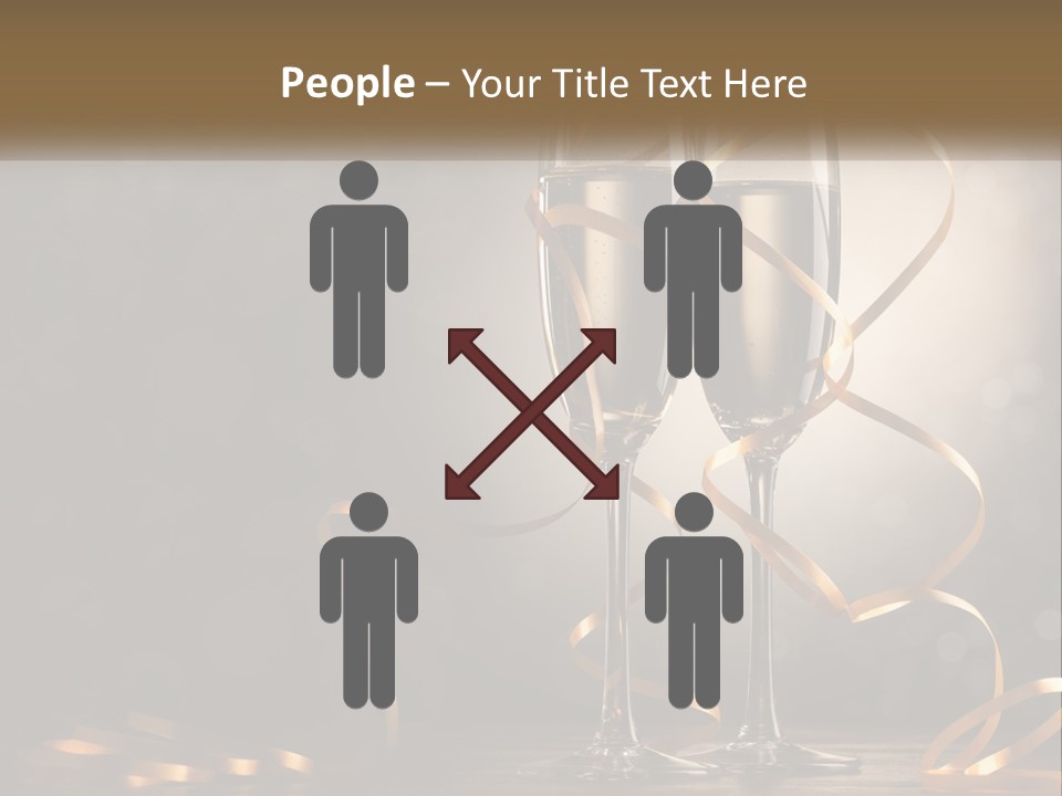 Standing Beach Water PowerPoint Template