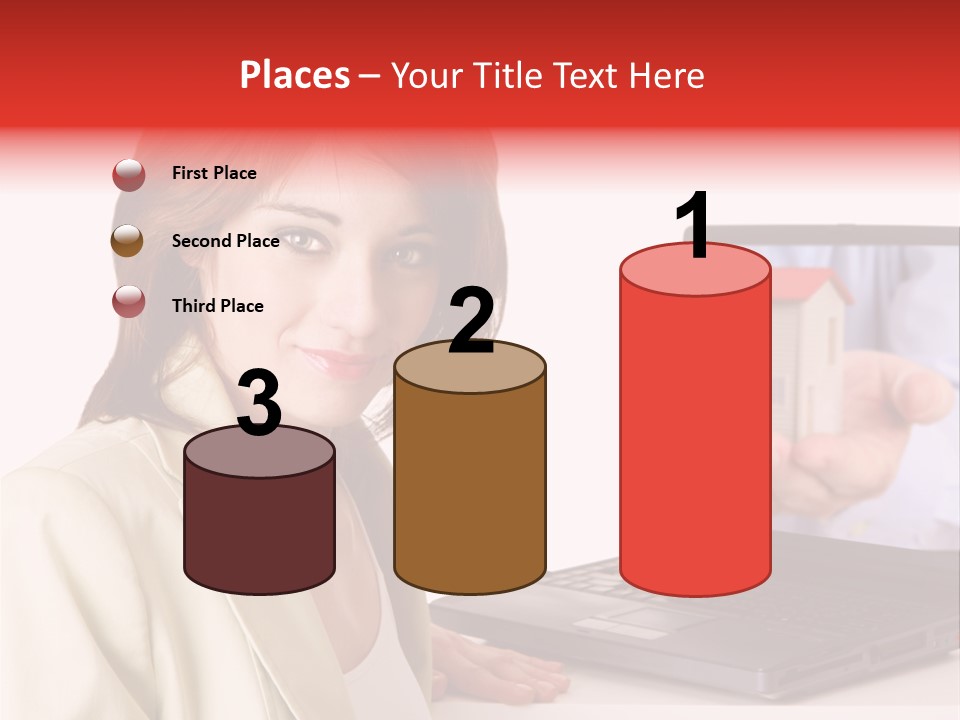 Standing Pensioner Retirement PowerPoint Template