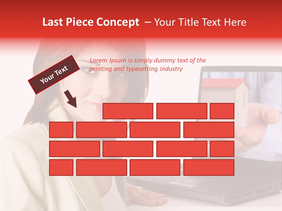 Standing Pensioner Retirement PowerPoint Template