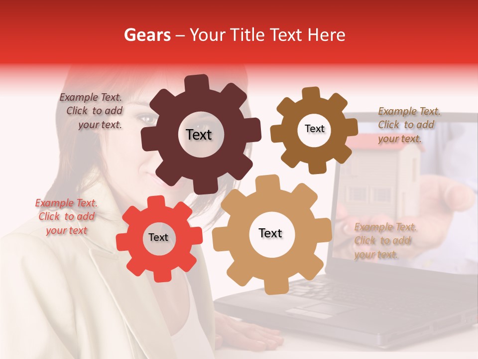 Standing Pensioner Retirement PowerPoint Template