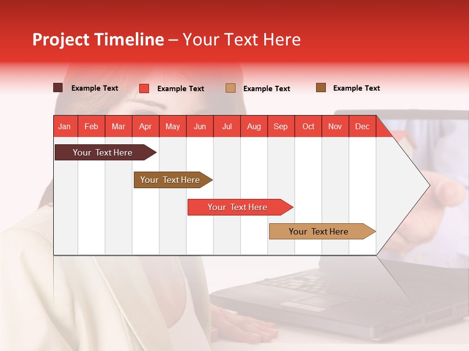 Standing Pensioner Retirement PowerPoint Template