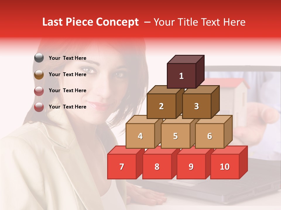 Standing Pensioner Retirement PowerPoint Template