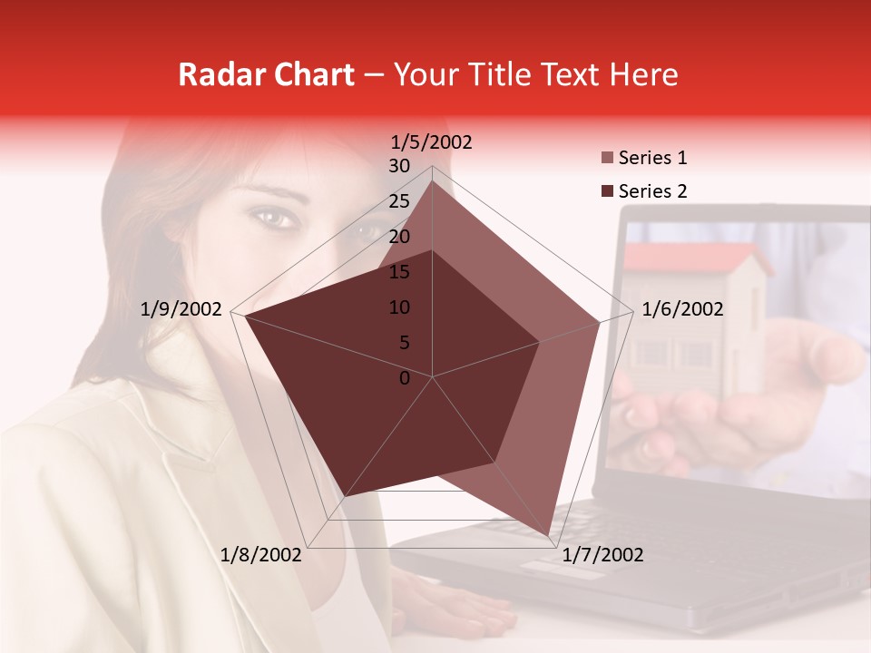 Standing Pensioner Retirement PowerPoint Template