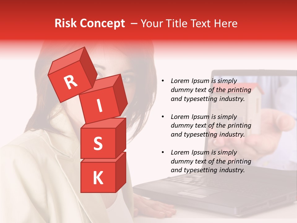 Standing Pensioner Retirement PowerPoint Template