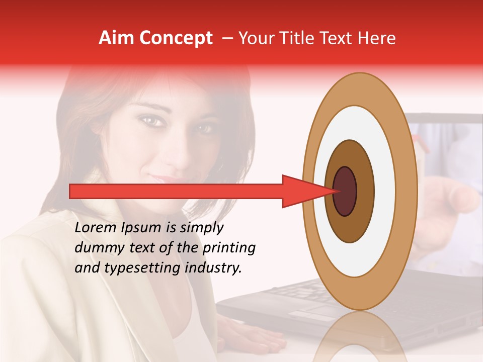 Standing Pensioner Retirement PowerPoint Template