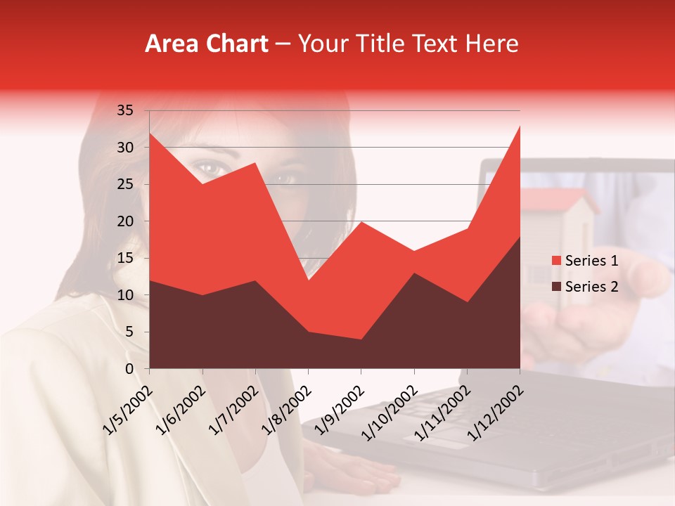 Standing Pensioner Retirement PowerPoint Template