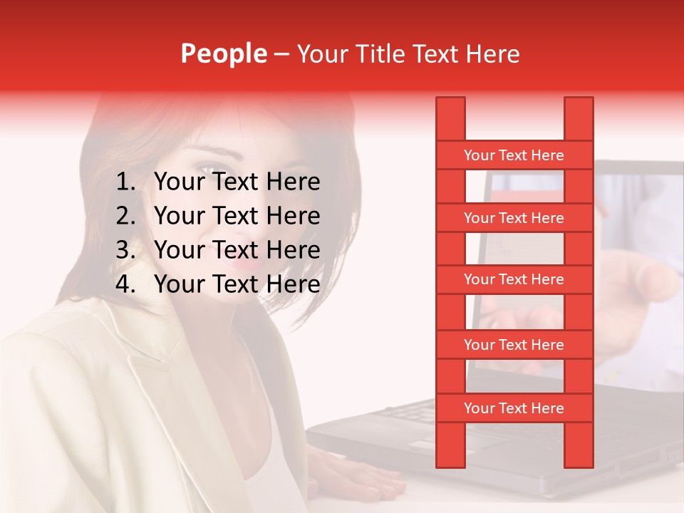 Standing Pensioner Retirement PowerPoint Template