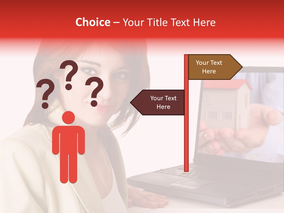 Standing Pensioner Retirement PowerPoint Template