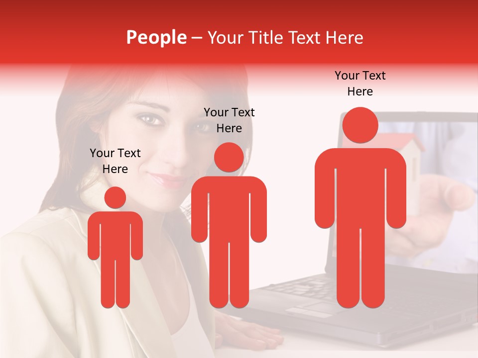 Standing Pensioner Retirement PowerPoint Template