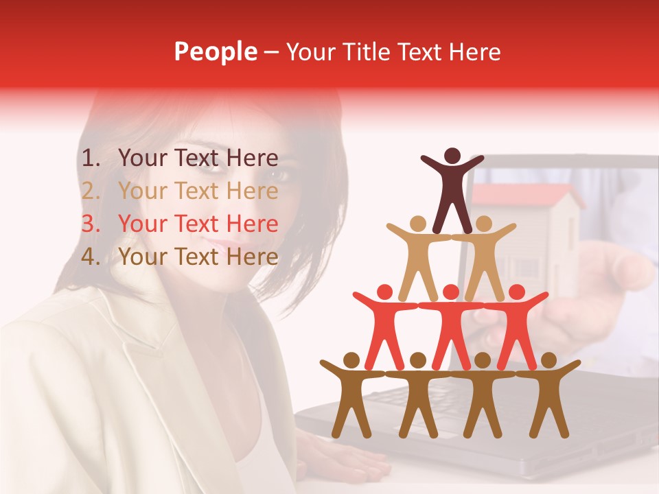 Standing Pensioner Retirement PowerPoint Template