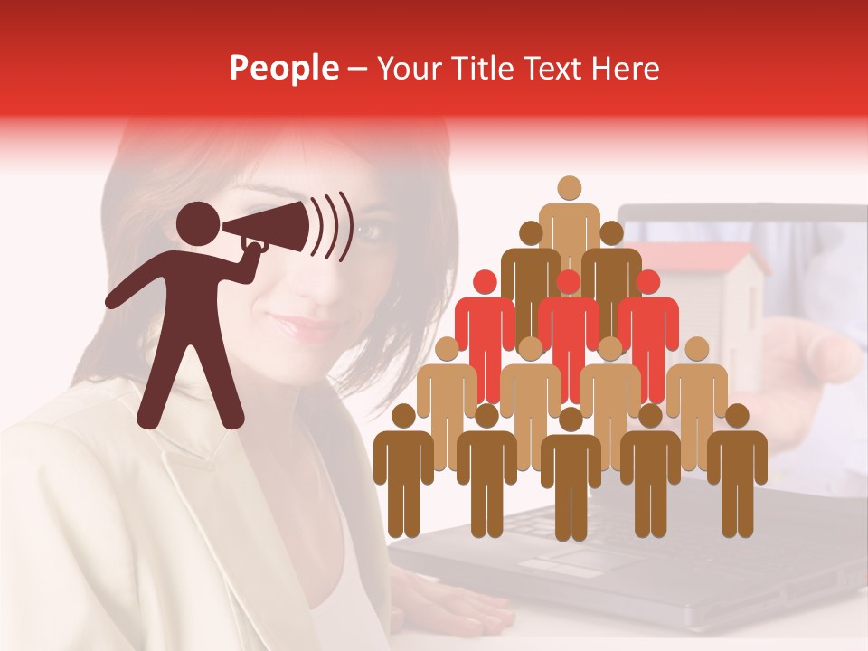 Standing Pensioner Retirement PowerPoint Template