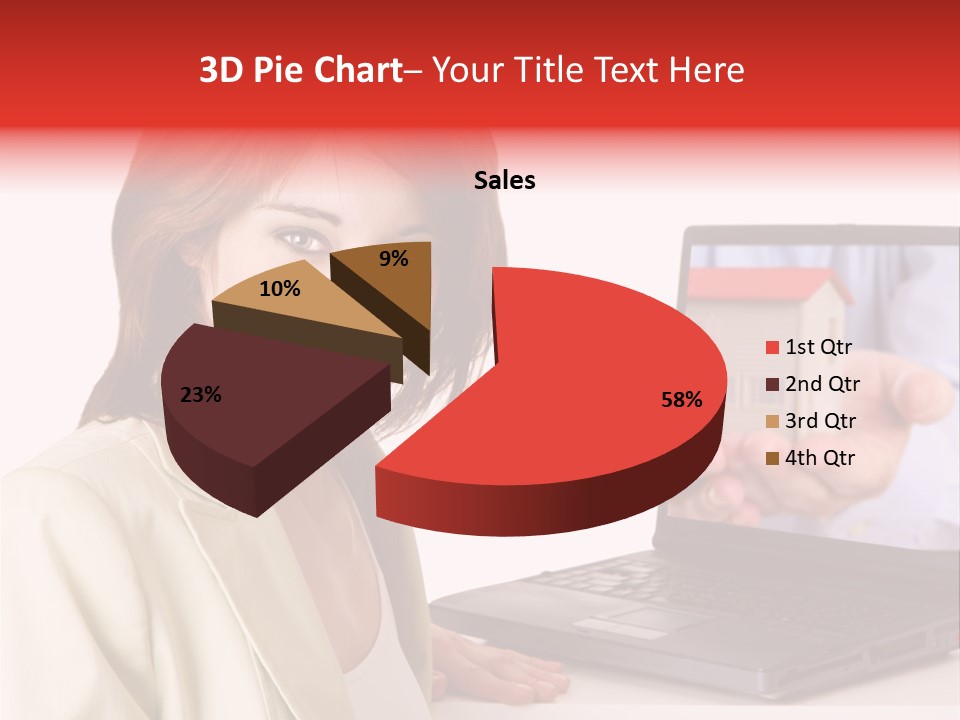 Standing Pensioner Retirement PowerPoint Template